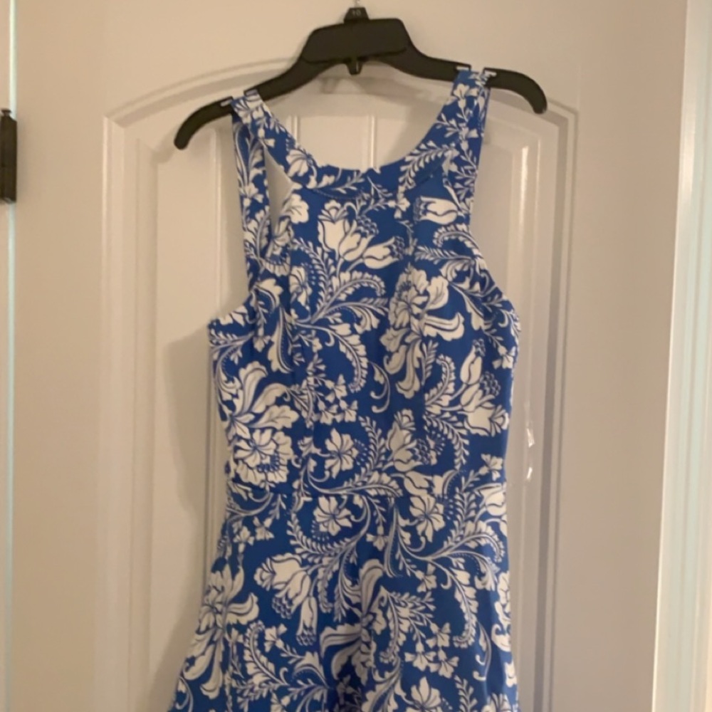 Blue Floral Dress